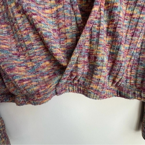 Anthropologie Daily Practice Open Backside Flouncy Pullover Sweater Space Dye - Picture 10 of 16